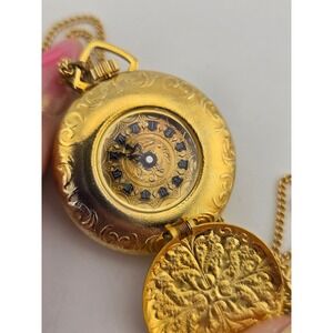 Vintage‎ CustOmeTime Swiss Made Pocket Watch Pendant